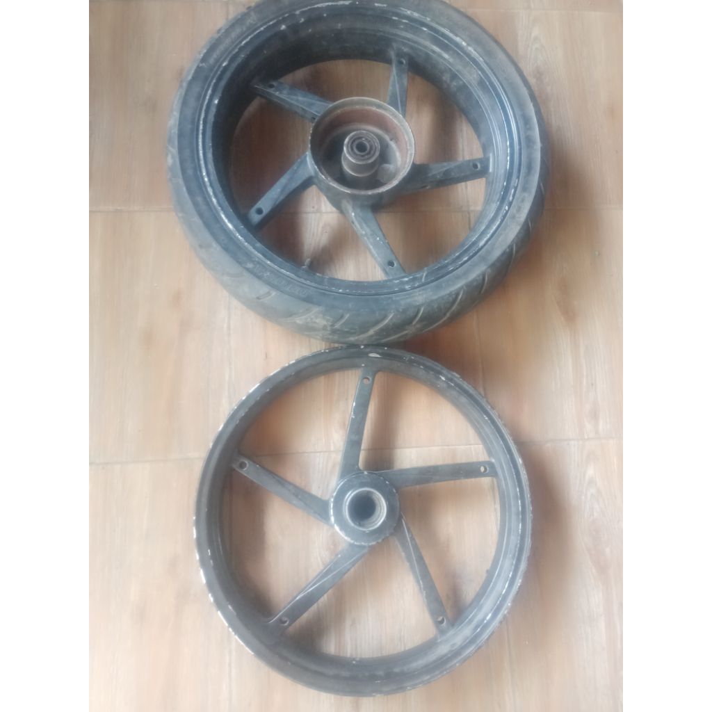 velg pelk racing megapro Mega pro lama perimus Gl pro merek rosi Rosy copotan tanpa ban