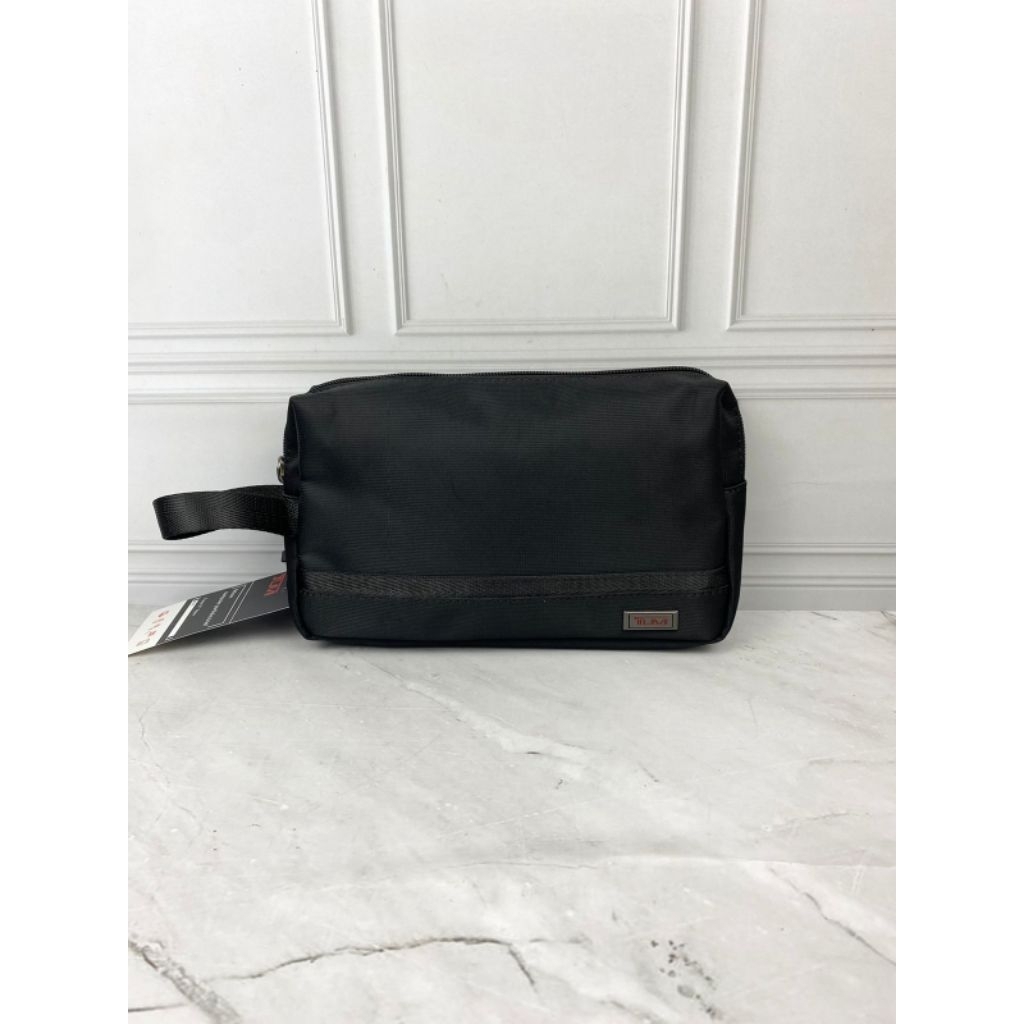 CLUTCH POUCH BAG JINJING BRANDED PRIA TM 1120 Black KANVAS IMPORT