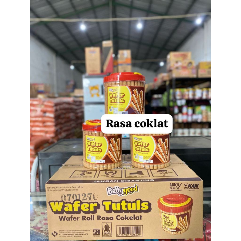 bellygood wafer tutuls 1 dus isi 6 toples/kue lebaran grosir/wafer bellygood