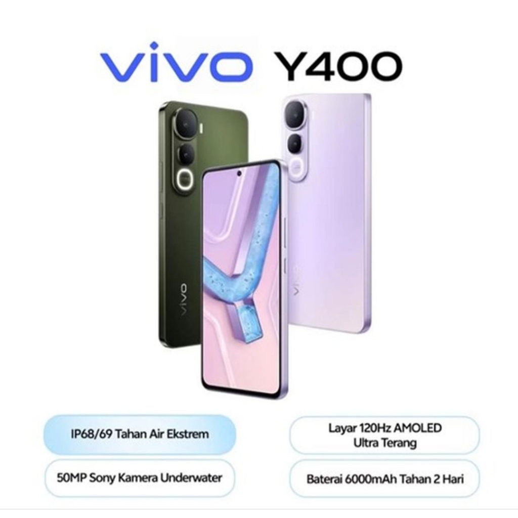 HP VIVO Y400 8/256 VIVO Y400 RAM 8GB ROM256 GARANSI RESMI