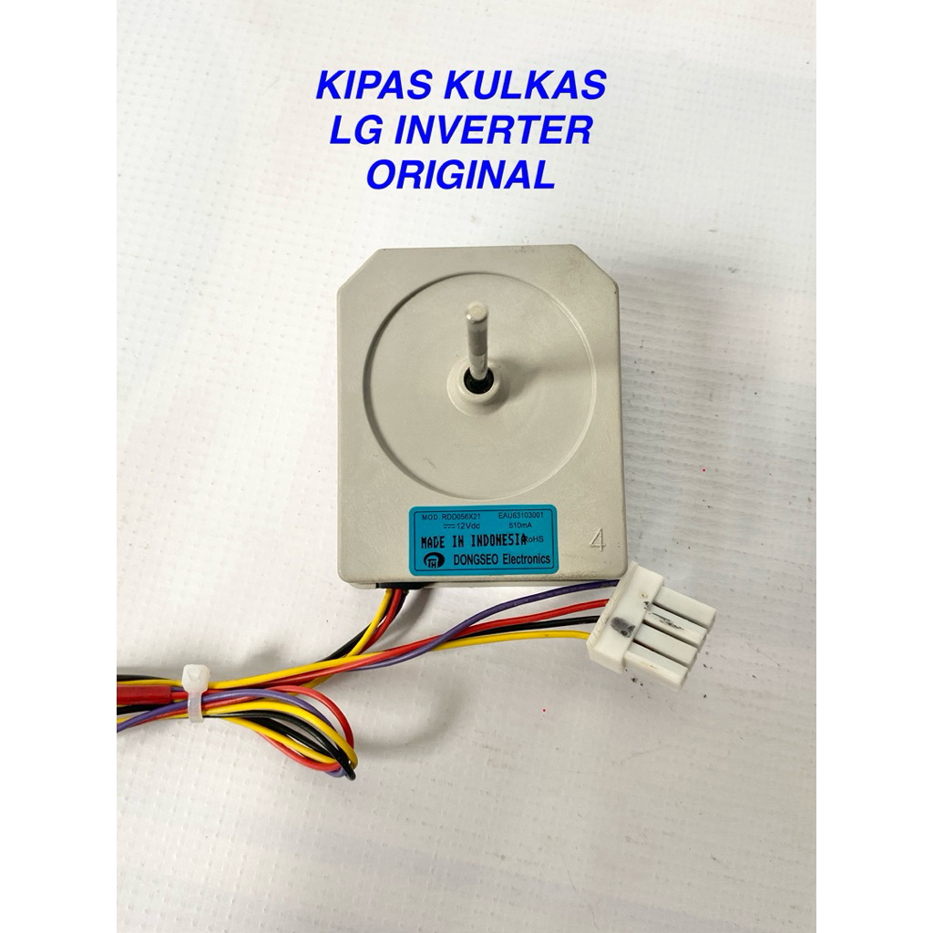 fan motor kulkas LG EAU63103001 / kipas kulkas LG inverter / kipas evaporator LG