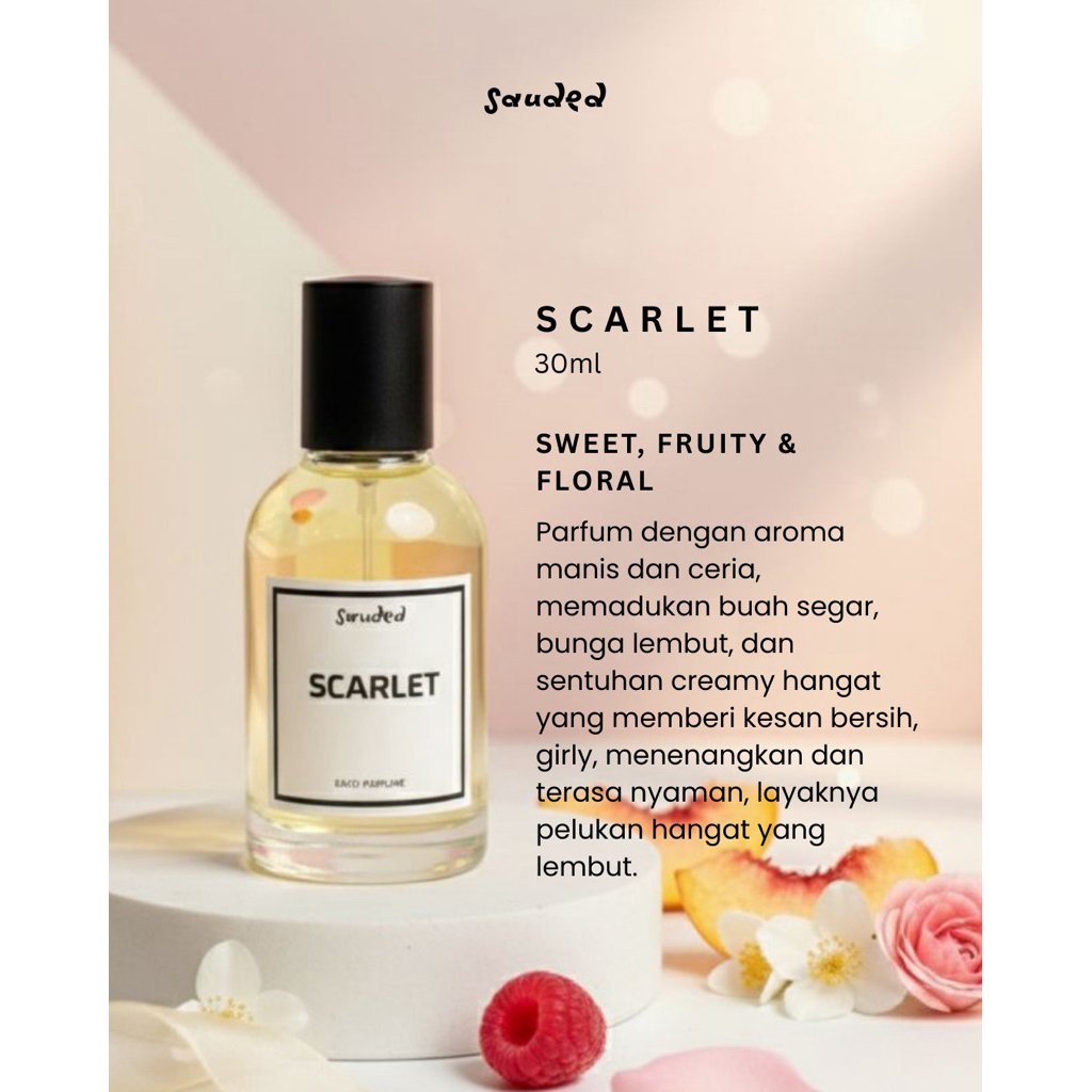 Sauded - Scarlet 30ml Parfum Wanita