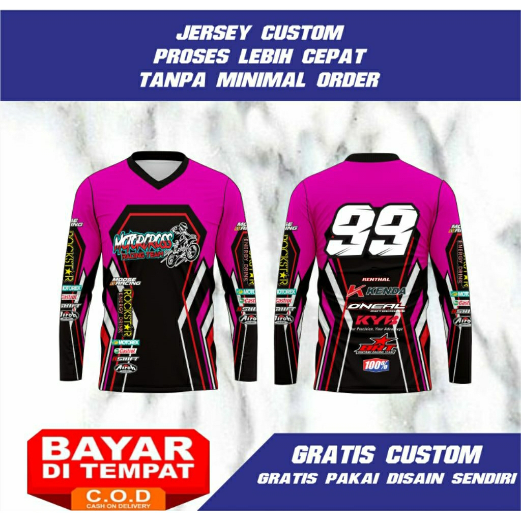 jersey motocross jersey trail custom