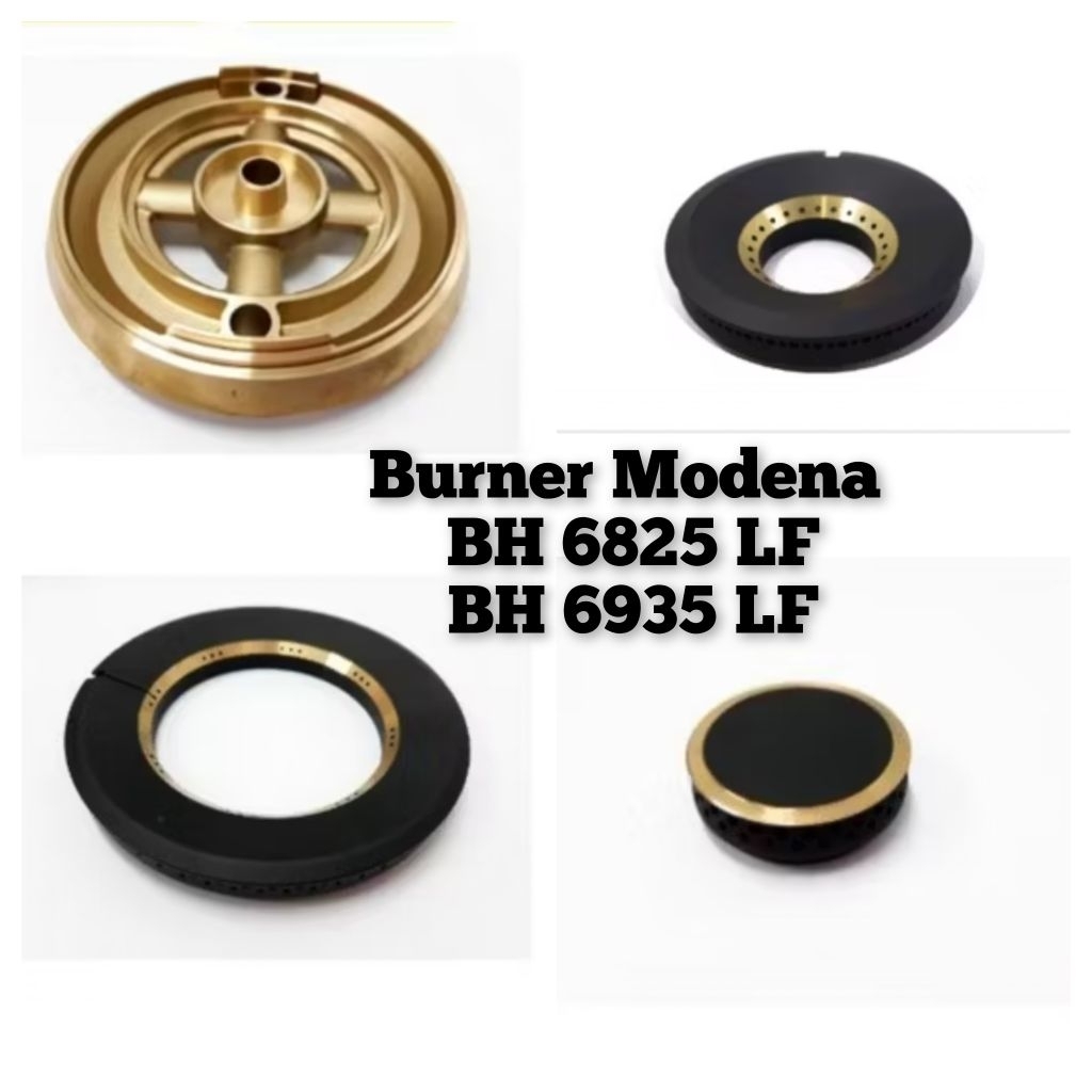 Burner cap kompor tanam Modena BH 6725 LF ,BH 6935 LF