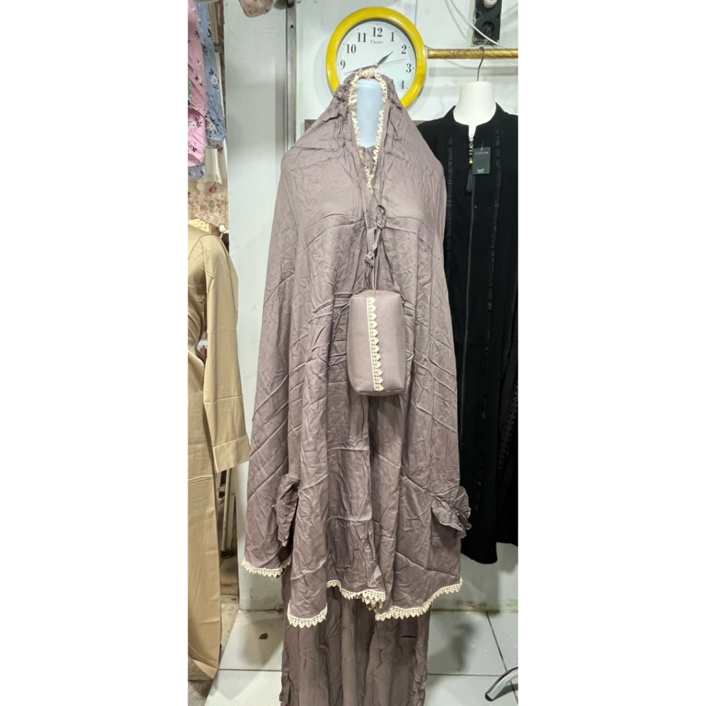 Mukena Polos Katun Dewasa