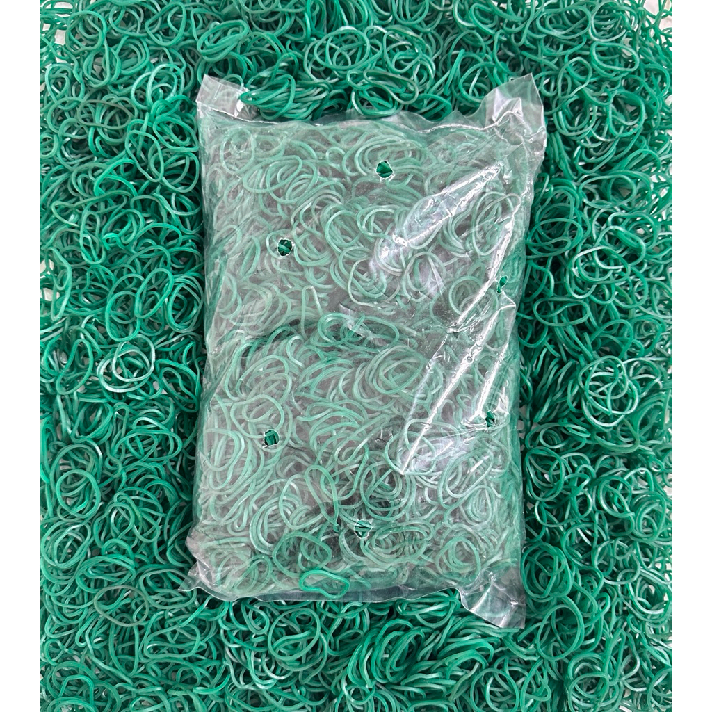 Karet Gelang Pentil Lubang Mini 1kg – Hijau