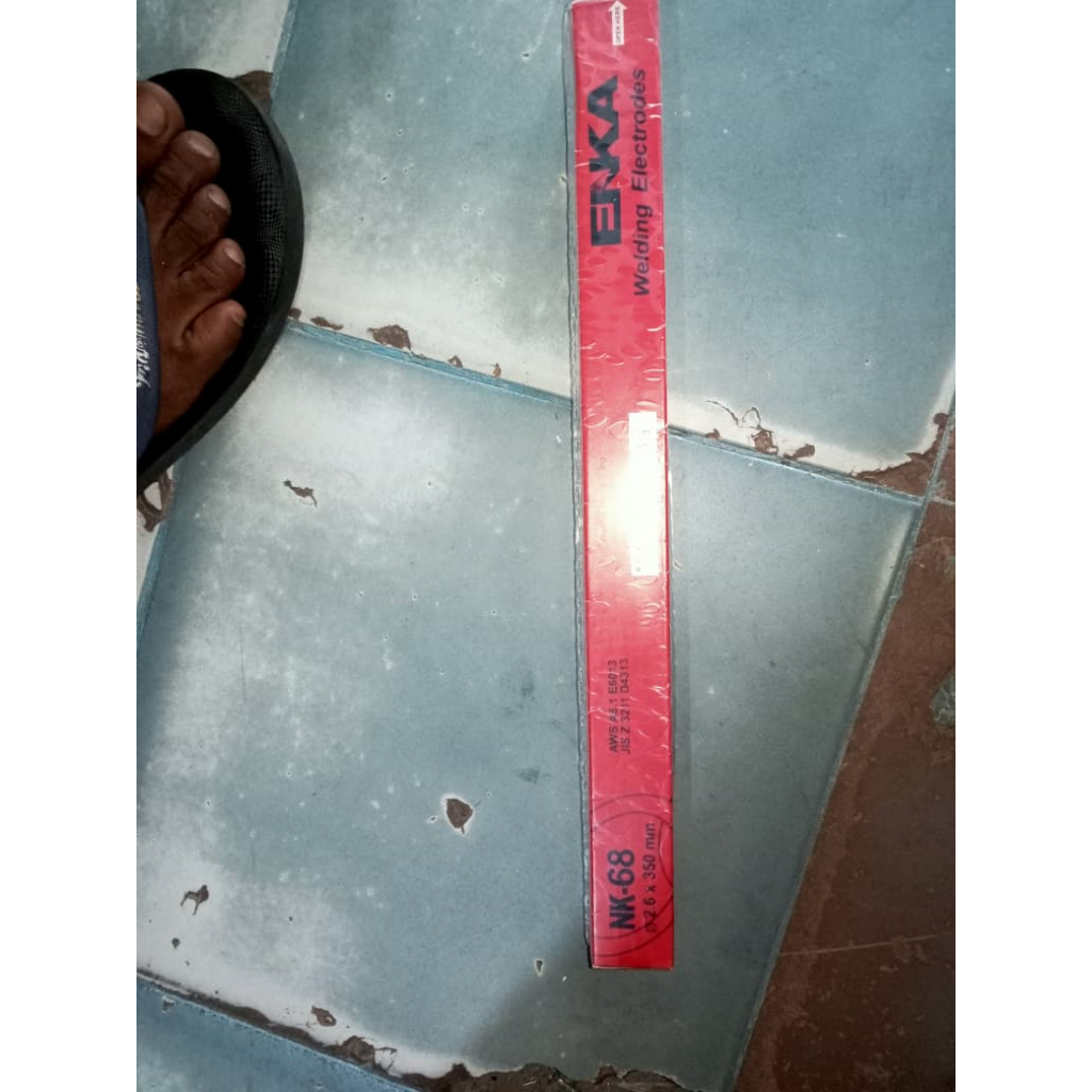 Kawat las Enka kemasan 1kg uk 2.6mm/ kawat las kiloan / kawat las 2,6mm 1kg per kotak