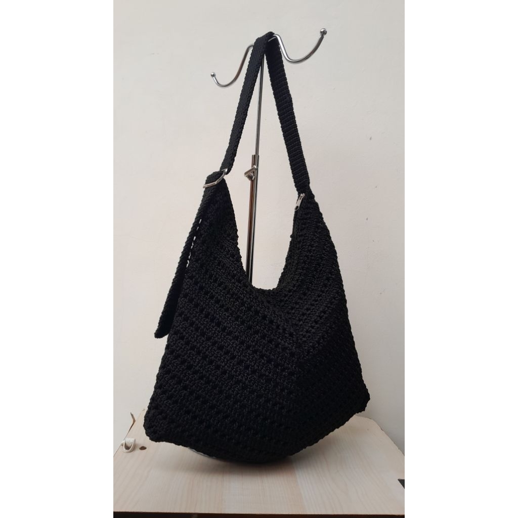 Lyora Net Bag - Tas Rajut Handmade- Tote bag handmade- tas Hobo Handmade- Tas bahu rajut-Tas Rajut H