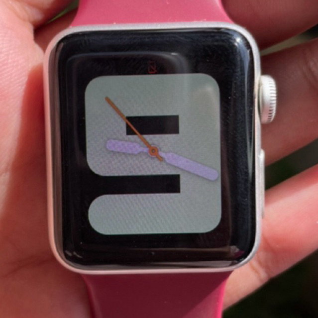 iwatch 3 Red Silver 38mm