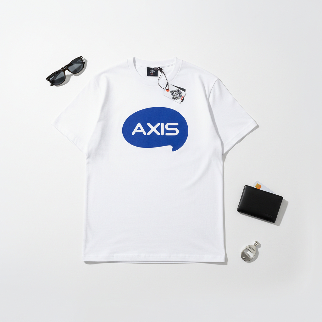 KARIMAKE Kaos AXIS Baju Seragam Kerja Provider Seluler Distro Cotton Combed 24s