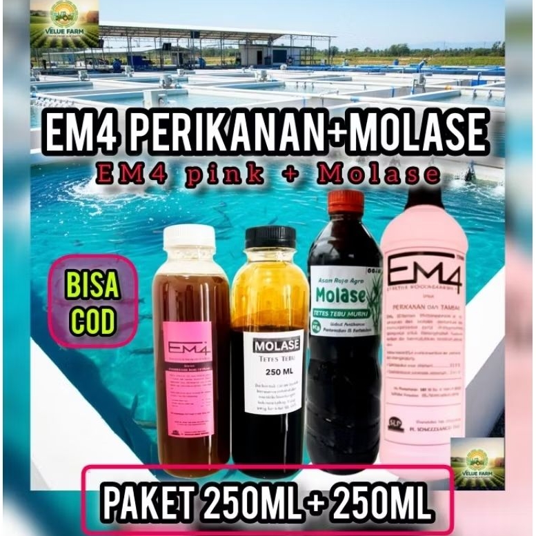 Em4 Perikanan 250gr + Molase 250gr, Em4 pink + Molase