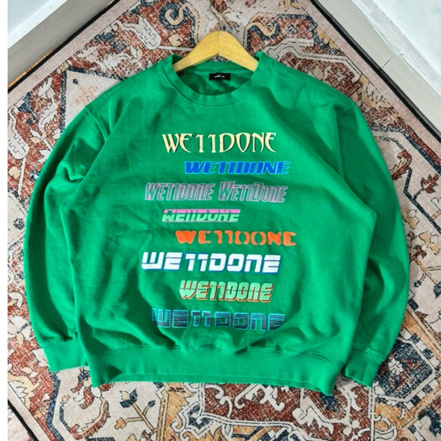 CREWNECK WELLDONE HIJAU