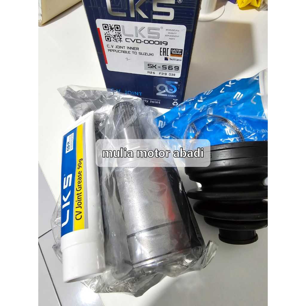 CV joint dalam sx4 manual 2008 lh