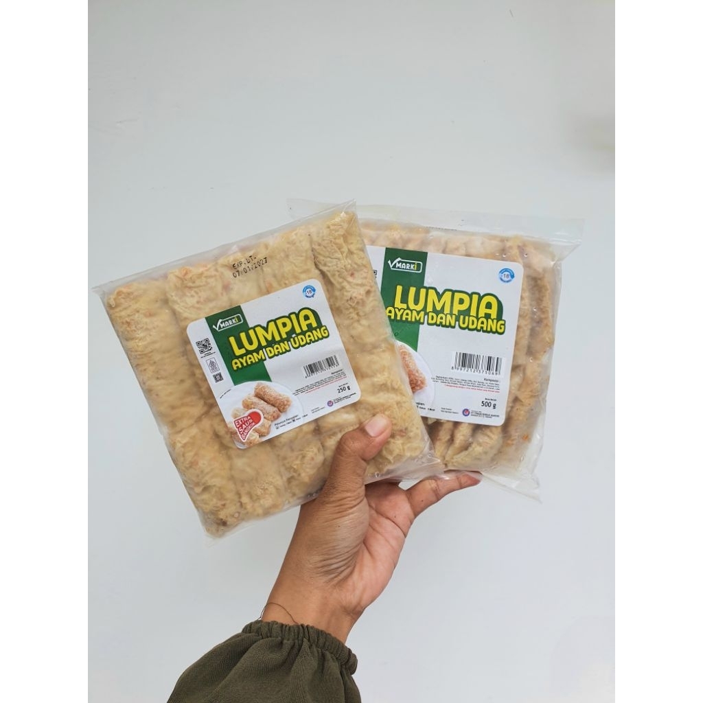 Marki Lumpia Ayam Udang Frozen/Lumpia Gacoan/Lumpia Frozen