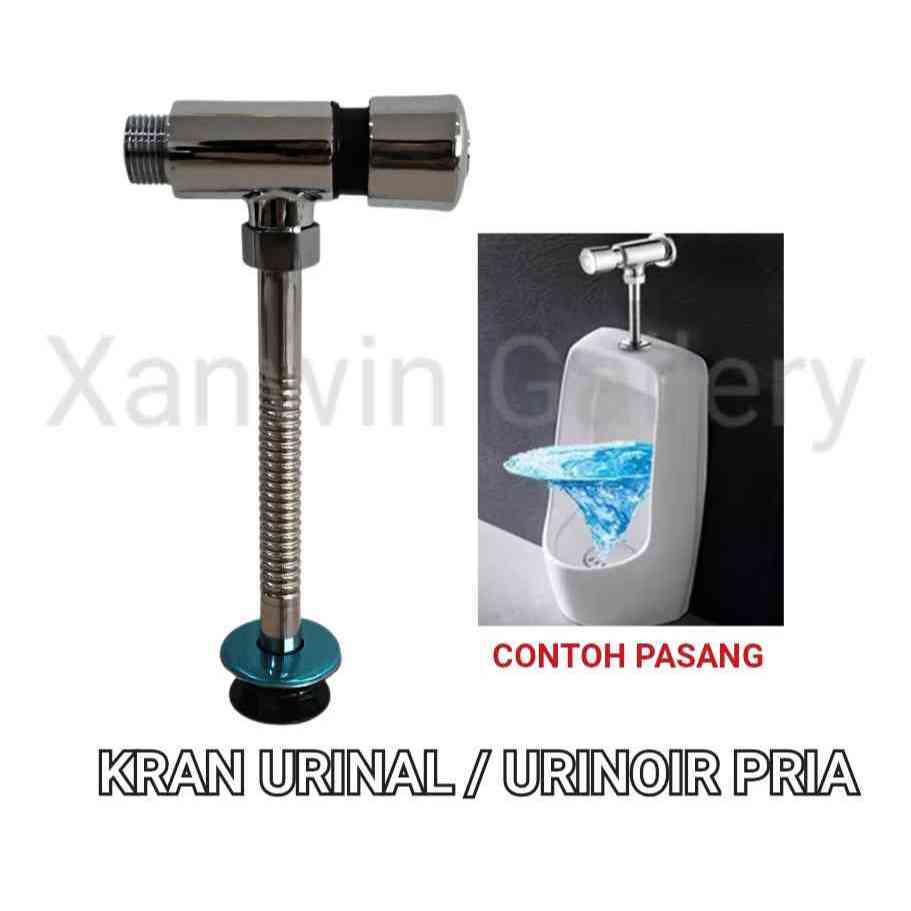 Pushkran Kran Urinoir Muslim Urinal / Kran Urinal Urinoir / Urinal Press Delay Flush Valve
