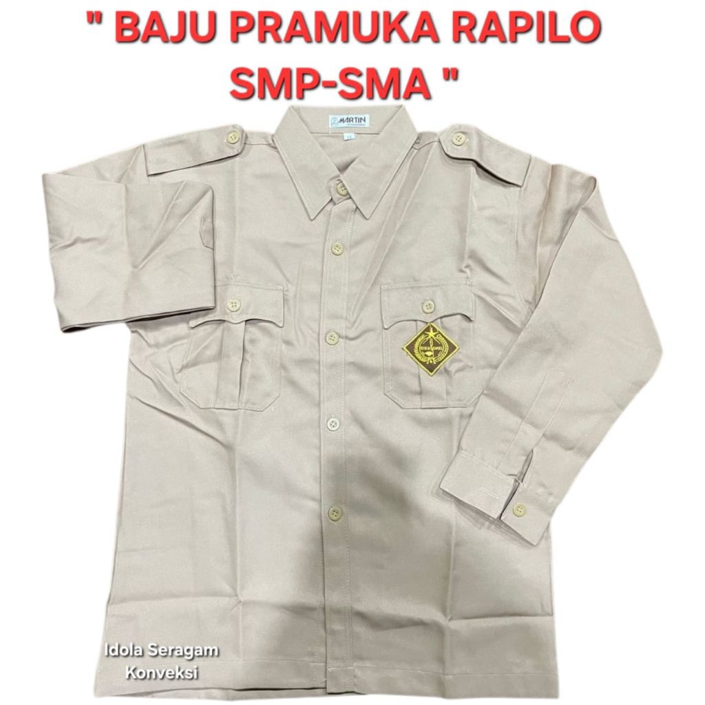 Baju Pramuka Rapilo SMP-SMA LAKI-LAKI