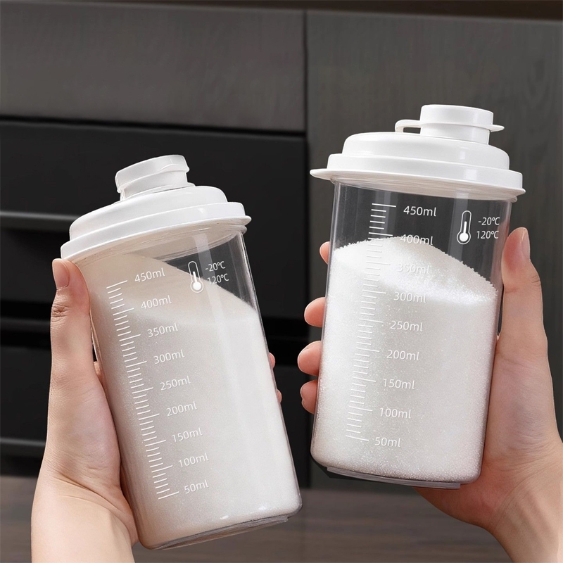 450ml Botol Plastik Cantik / Jus Buah Botol / Ukur Dengan Cangkir Botol Jus Buah Botol Plastik