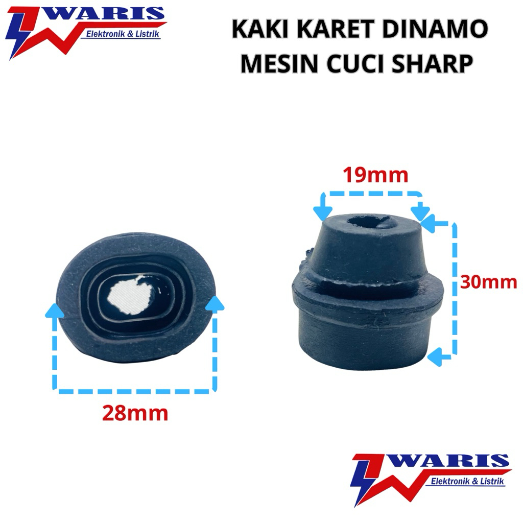 Kaki Karet Dinamo Spull Spol Mesin Cuci SHARP