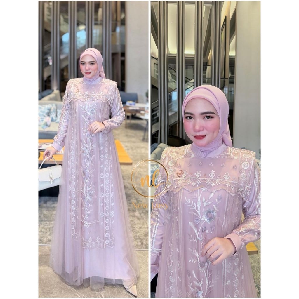 YOULESHA dress By New Lusy / Gamis New Lusy terbaru