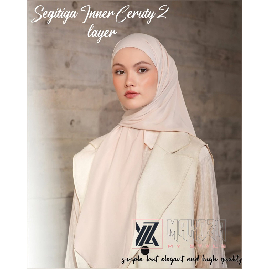 Segiempat Inner Ceruty Babydoll 120x120 | Segitiga Instan 2 layer Ceruty Babydoll