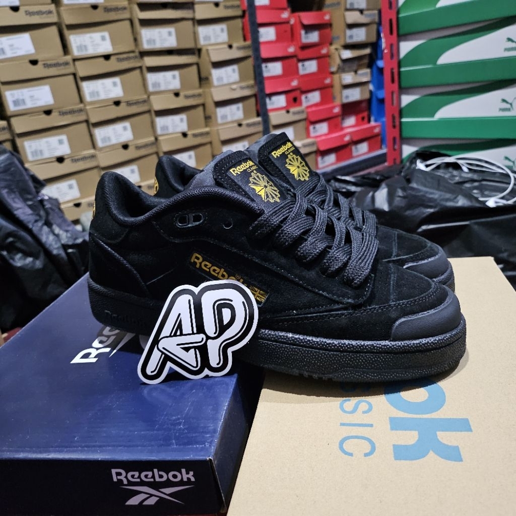 Abuy Project Reebok Club C Bulc Black Team Yellow