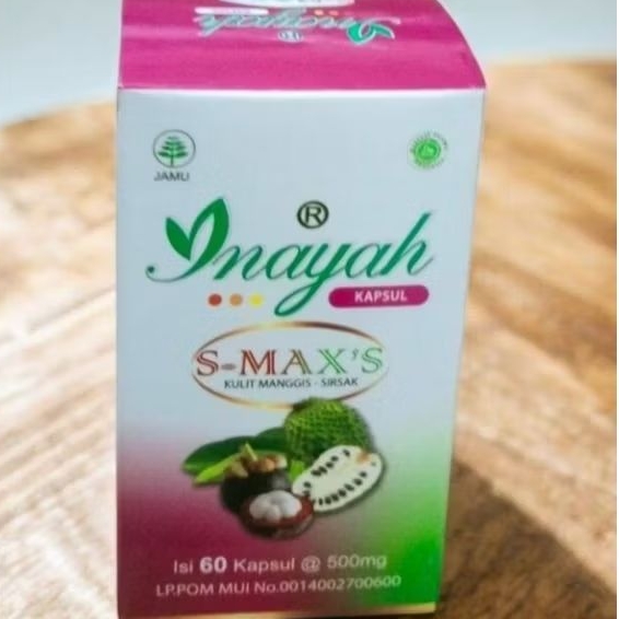 Kapsul S-Maxs Kulit Manggis Daun Sirsak 60 Kapsul - Herbal Alami, Antioksidan, Pengobatan Tradisiona