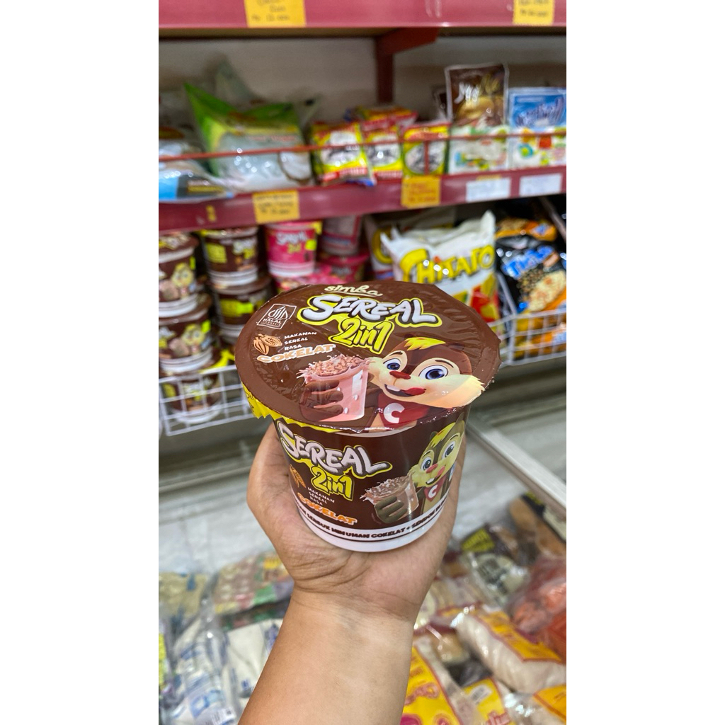 SIMBA SEREAL CUP COKLAT 2 in 1