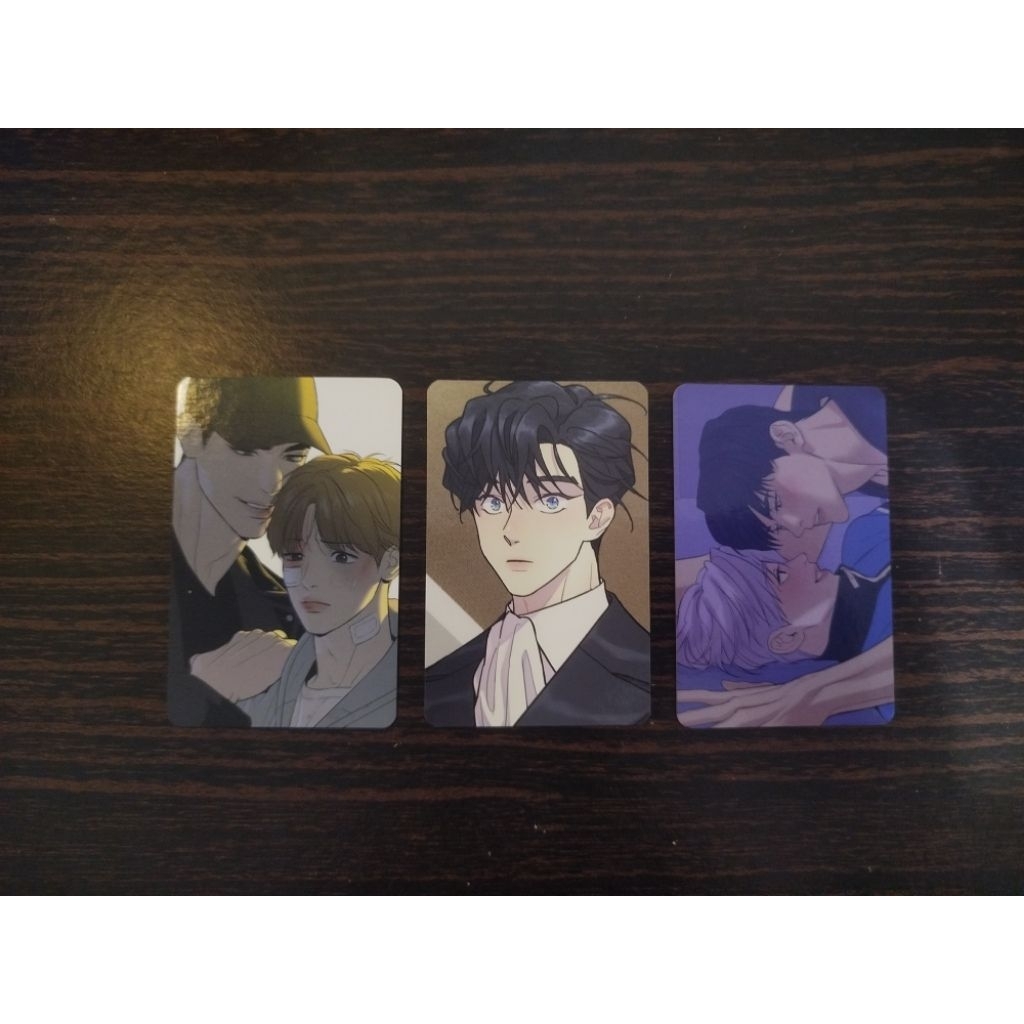 Photocard Official Team Lezhin Athlete Taekyung, Photocard Official Jinx, Pearl Boy