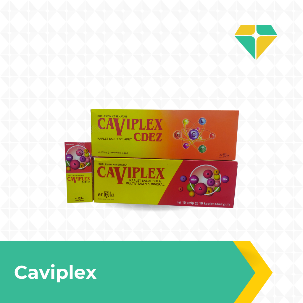 Multivitamin Caviplex | Caviplex Tablet | Caviplex CDEZ | Caviplex Sirup - Suplemen Vitamin dan Mine