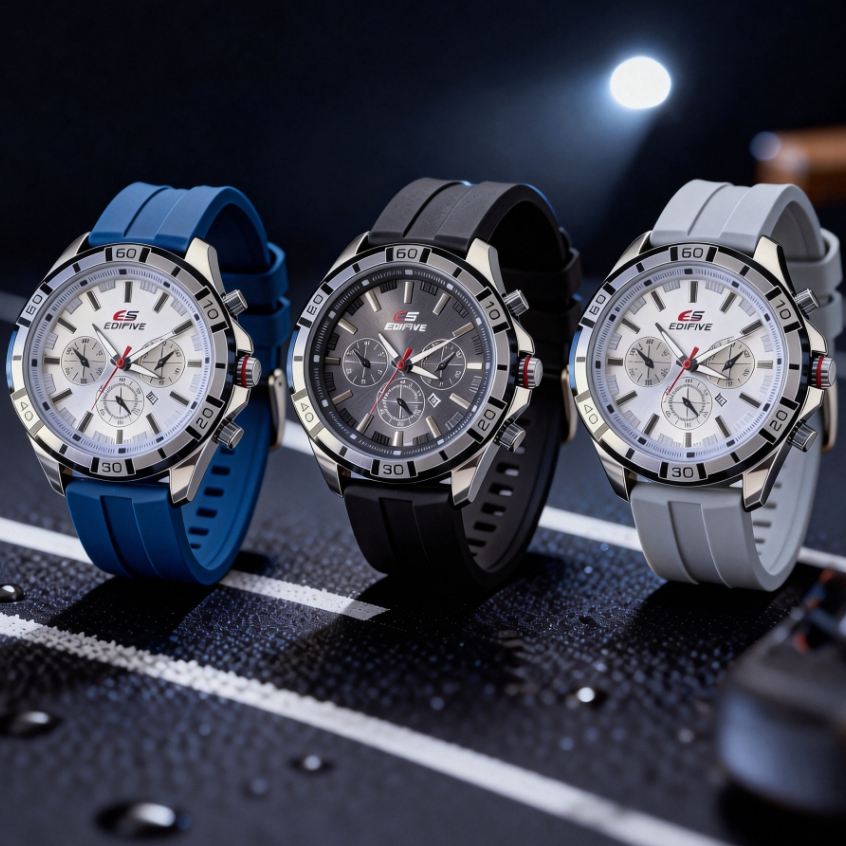 IT6013 Jam Tangan Pria Analog Strap Rubber Premium Anti Air Keren Gaya Casual Jam Tangan Cowok (FREE