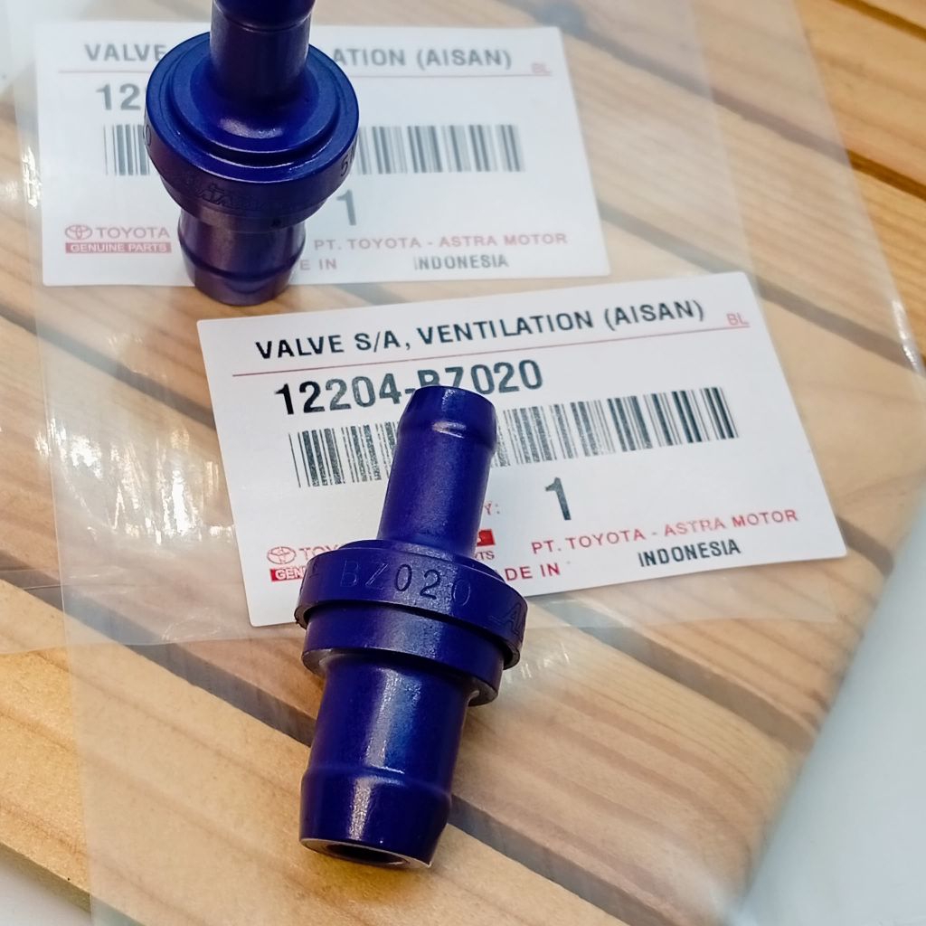 KATUP PCV VALVE VENTILASI KARTER (AISAN) 12204-BZ020 AGYA 1.0CC ALYA 1.0CC SIGRA CALYA