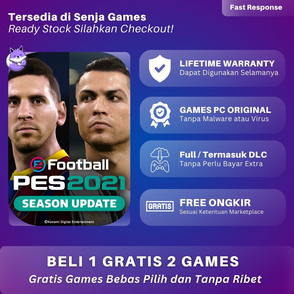 EFOOTBALL 2021 / PES 2021 WITH SEASON UPDATE PC ORIGINAL GAME