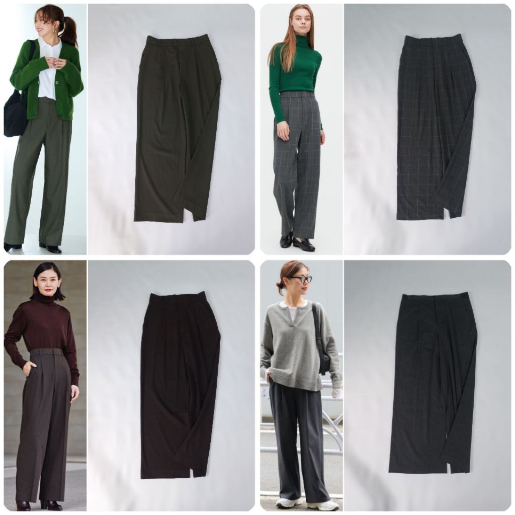 UNIQLO Pleated Wide Pants