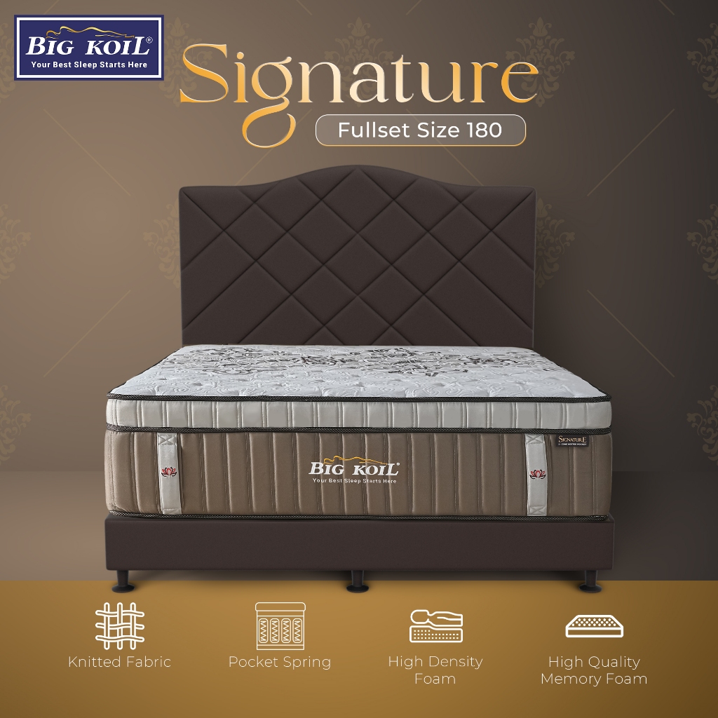 Citra Furniture Spring Bed Big Koil Signature 180 x 200 T40 CM | BigKoil Springbed Premium Series - 