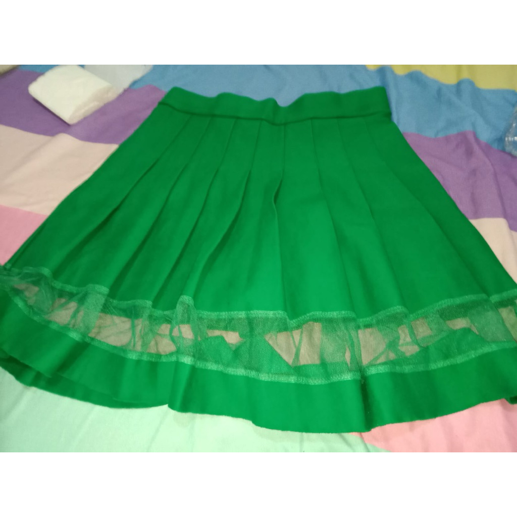 ROK CELANA PLISKET HIJAU