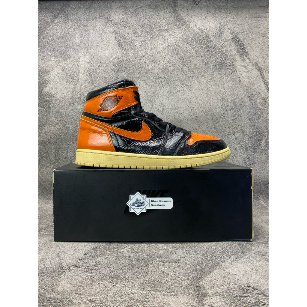 Sepatu Second Air Jordan 1 Retro High OG Shattered Backboard 3.0  Size 45  Original Guarantee 100%