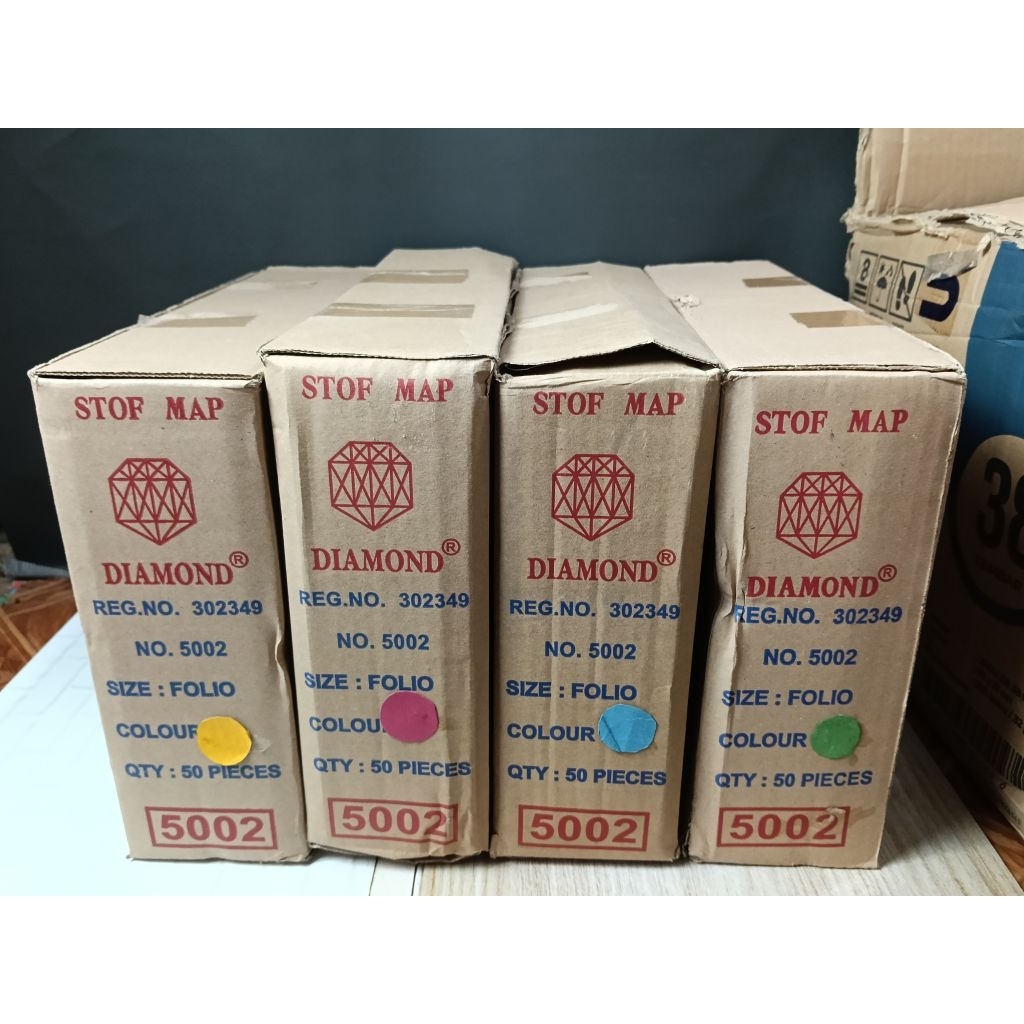 STOP MAP KERTAS PENYIMPANAN BERKAS DOKUMEN 1 PAK ISI 50 PCS/STOP MAP KERTAS MURAH
