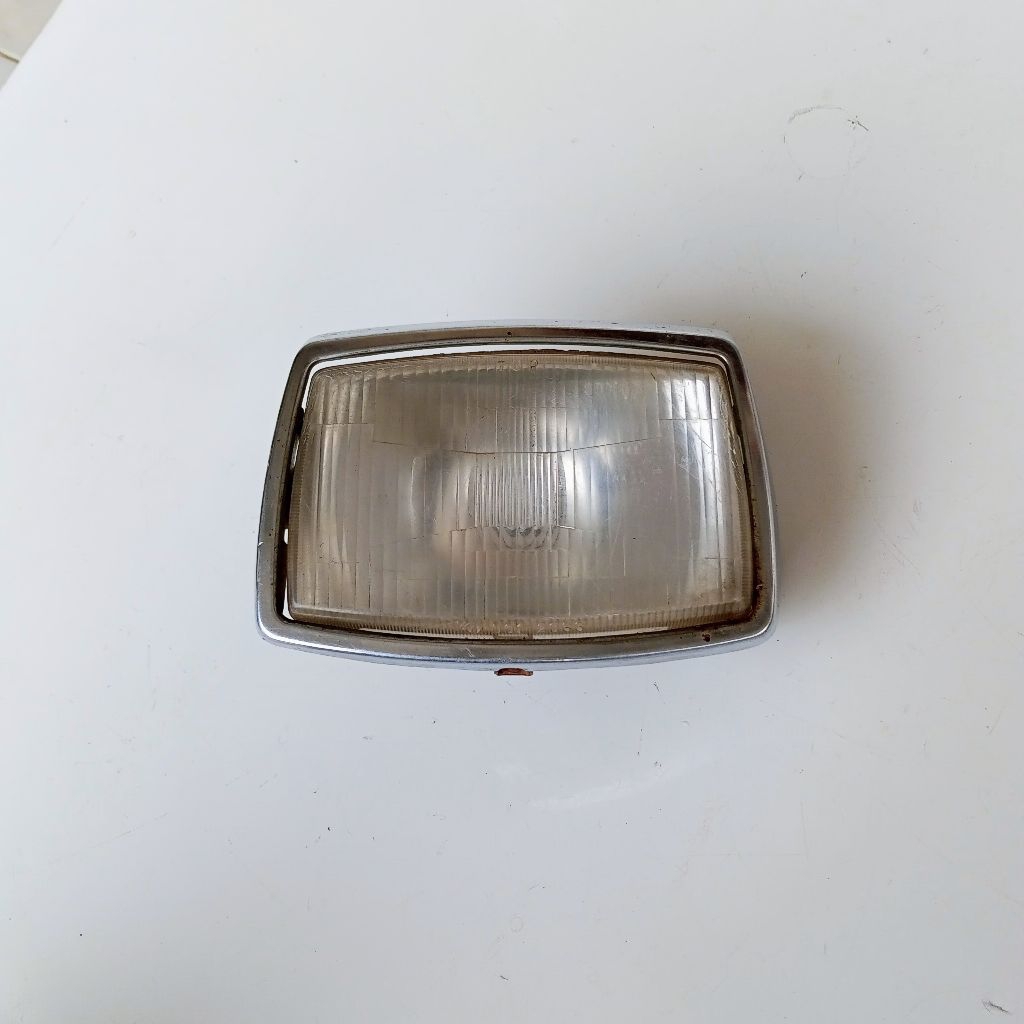 HEADLAMP LAMPU DEPAN CHROME SUZUKI RC100, RC BRAVO, RC DK, RC SPIRIT ORI COPOTAN MOTOR