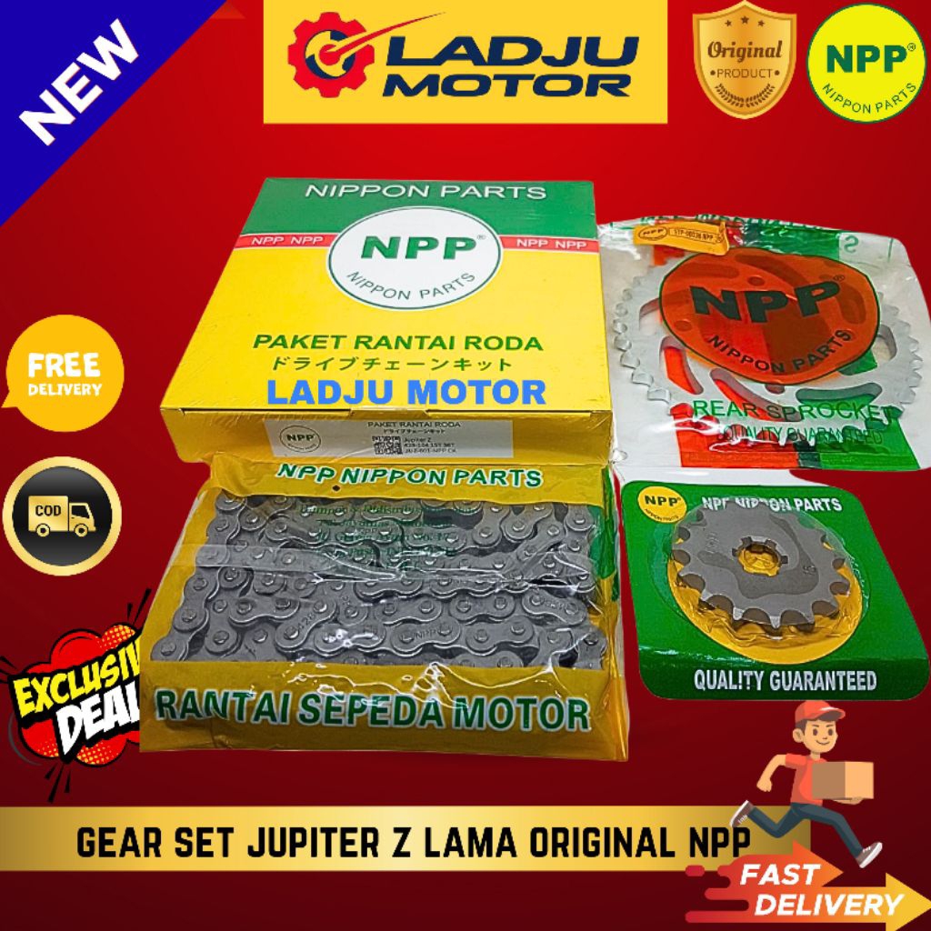 GEAR GER SET JUPITER Z LAMA ORIGINAL NPP PREMIUM