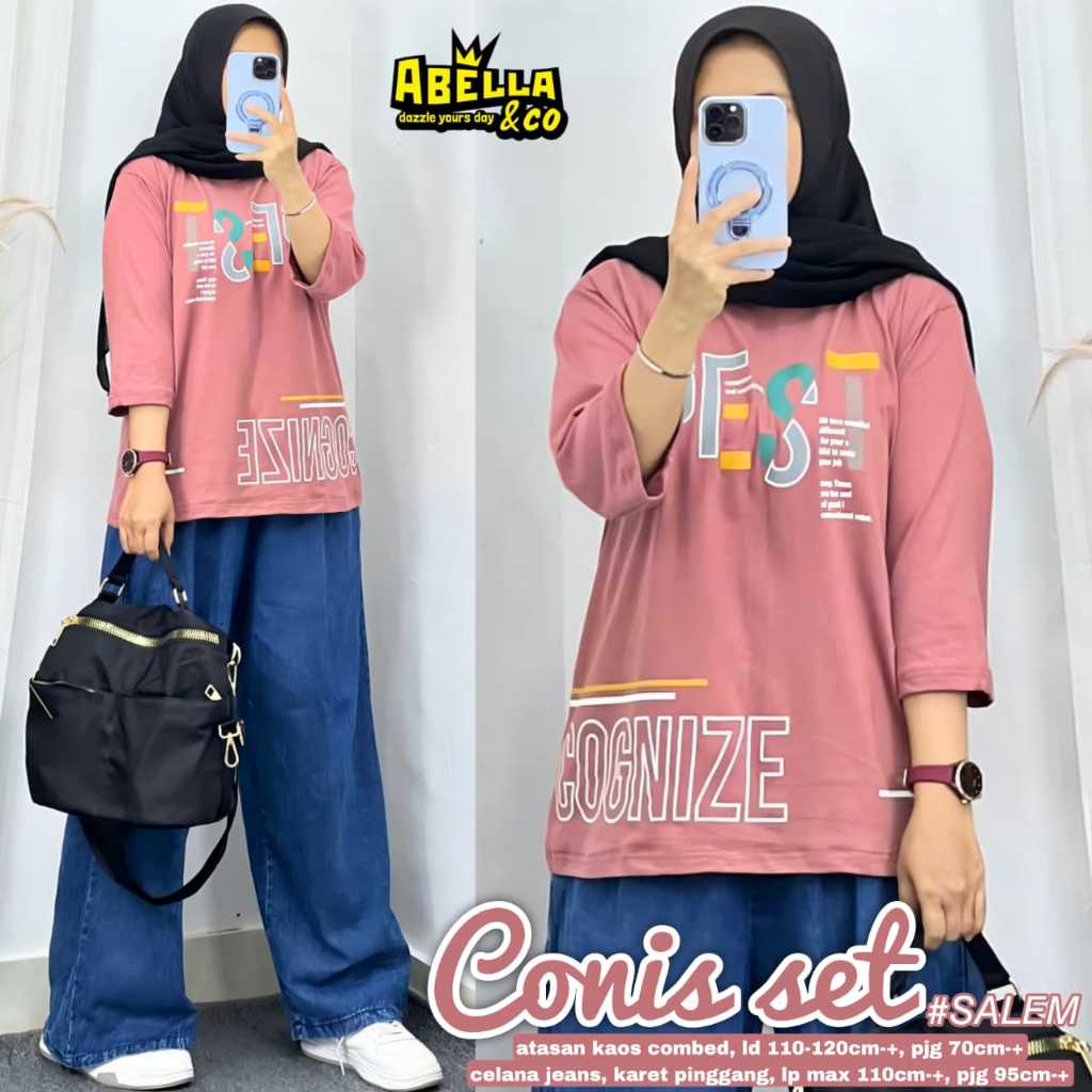 Pakaian Wanita HQ CONIS SET From AbELLA FASHION STORE