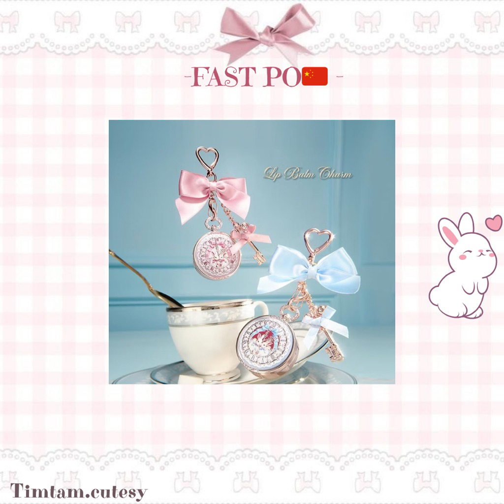 [READY STOCK] FLOWER KNOWS Bunny Garden Series charm (LIP BALM) Mini Rabbit
