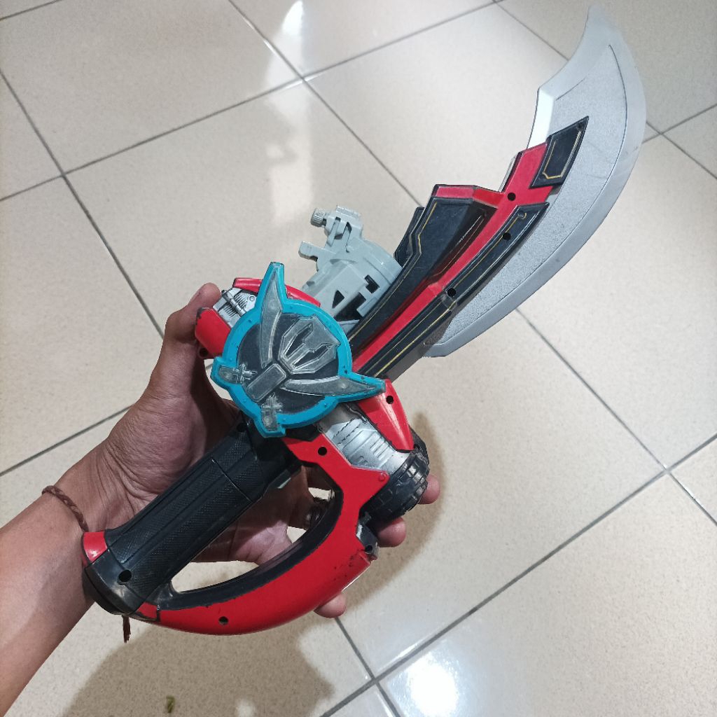 Bandai Original DX Senjata Gokaiger Power Rangers Mega Force Mainan Action Figure