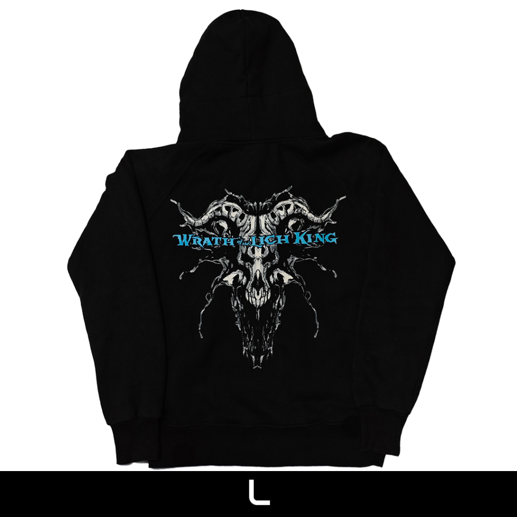 Hoodie Hitam Blizzard Wrath Of The Lich King War Of Warcraft