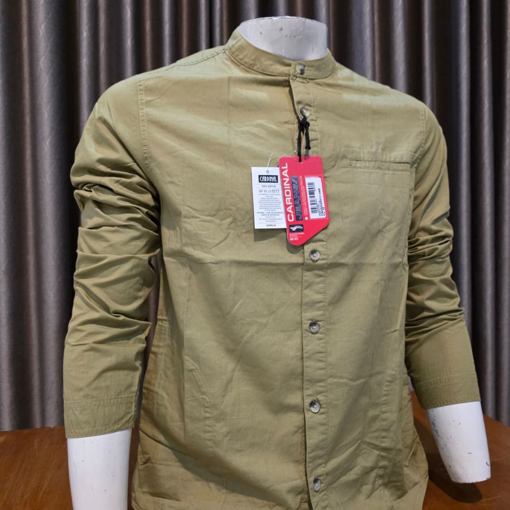 CARDINAL CASUAL ORIGINAL KEMEJA KOKO LENGAN PANJANG REGULER TERBARU