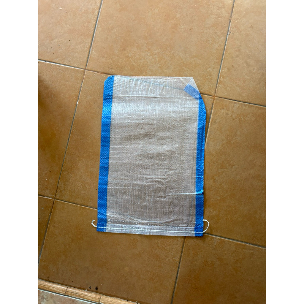 karung beras 5kg transparan polos isi 50 lembar