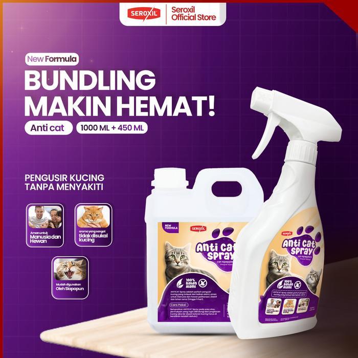 SEROXIL ANTI CAT - CAT REPELLENT - PENGUSIR KUCING BAB SEMBARANGAN - USIR KUCING LIAR - PENGUSIR KUC