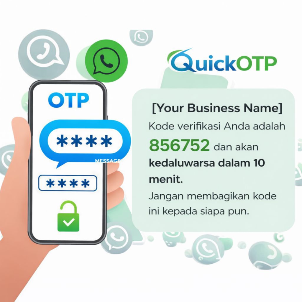 API WhatsApp OTP Gateway – Kirim Kode Verifikasi & Notifikasi Real-Time