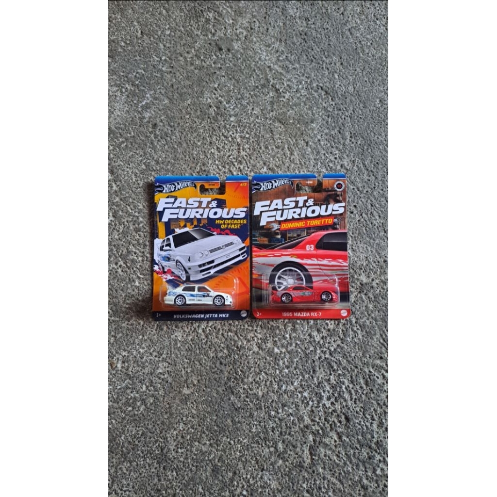 HOTWHEELS FNF RX 7 DAN JETTA  CARDED