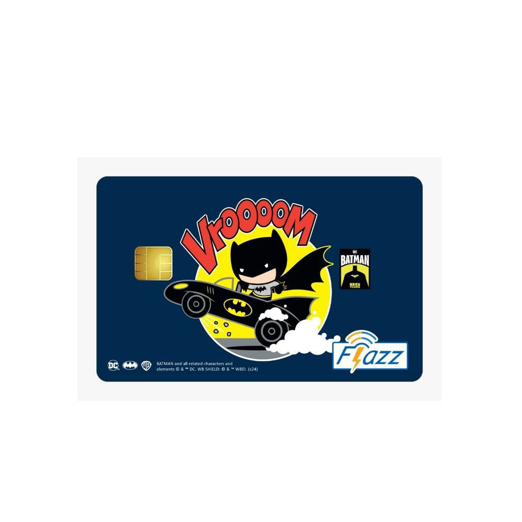 FLAZZ BCA Gen 2 /Gen2 /Kartun Karakter Super Hero - BATMAN CHIBI CAR Ori /Like eMoney eToll Tapcash 