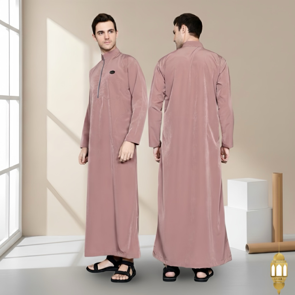 hot deals jubah slimfit hitam toyobo terlaris gamis putih polos pria gamis pria khaleed gamis hitam